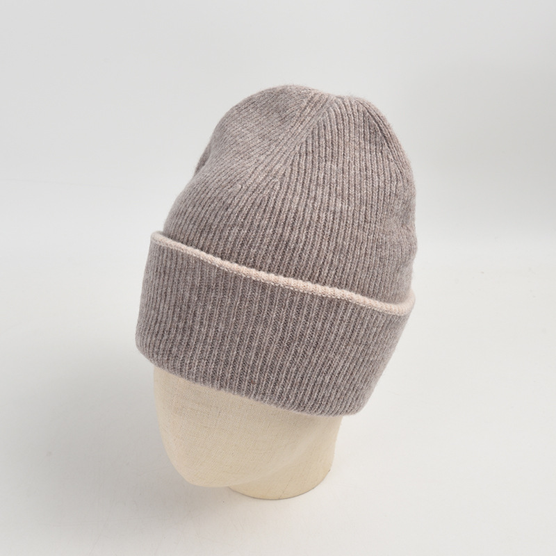 Woolen demi-season fashionable keep warm knitted hat for men and…