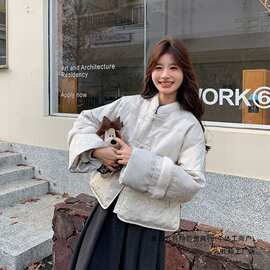 新中式国风短款羽绒服女款2025新款冬季洋气漂亮超好看小个子