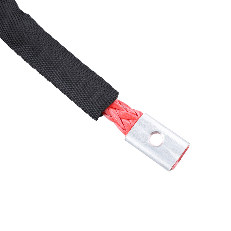 7700 pounds electric winch rope nylon high strength fiber rope 5/6/7mm x 15m car tow rope tow belt
