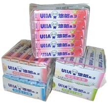 UHA悠哈特濃牛奶糖整盒40g條裝×10條批發悠哈條糖零食糖果