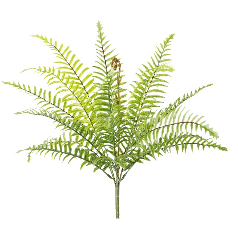 Natural Bionic Simulated Fern Green Plant Bunches, Luxurious Leaf Plant Wall Decorations, Cross-Border Artificial Grass, Persian Grass