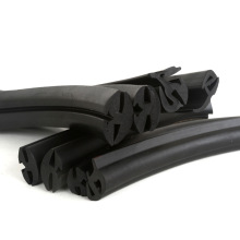 三口密封胶条安装玻璃件汽车农用车棚机械观察窗橡胶装饰防护压条