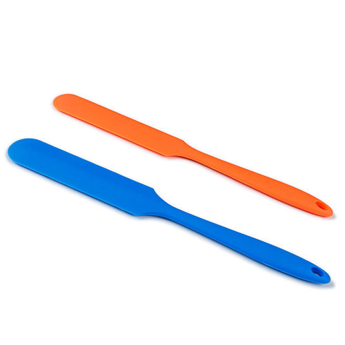 All-in-One Handle Double-Sided Silicone Scraper, Avocado Sauce Mixer Spatula, Cake Baking Scraper