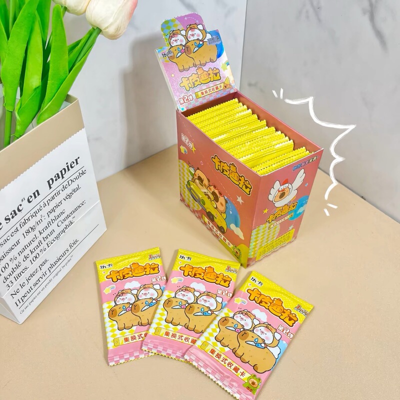 カピバラカード バラトランプドアチート ナザノハイ コレクションカード 周辺ブラインドボックスカード こどもの日ギフト|undefined
