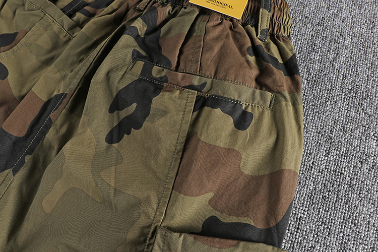 Vintage Wash Camouflage Cargo Shorts 12