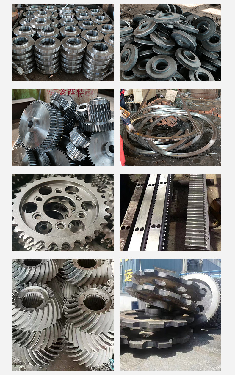 Manufacturer Processes Non-Standard Large Gear Sprockets for Industrial Machinery Equipment Transmission, Thickened and Hardened 45 Steel Large Gears