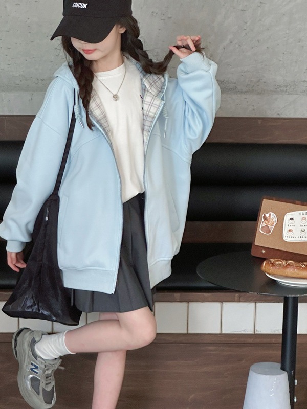 女童外套春秋款2025新款儿童秋装长袖上衣中大童秋季休闲开衫卫衣|undefined
