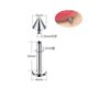 Cross-border e-commerce international online red explosions inner tooth lip nail lip ring ear bone nail best-selling Amazon AliExpress