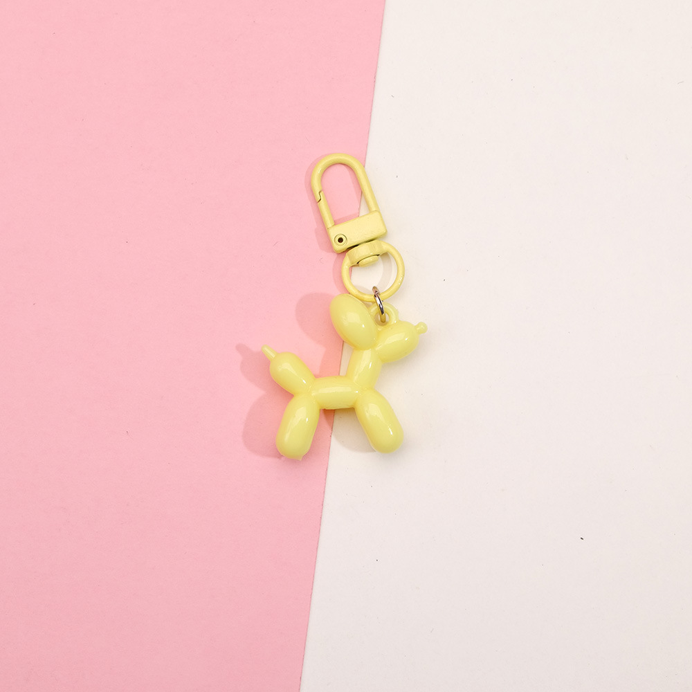 Colgante de globo de color tridimensional para perros bolsas de bolsillo bolsas de llaves colgantes de teléfonos móviles para bodas arrojar pequeños regalos