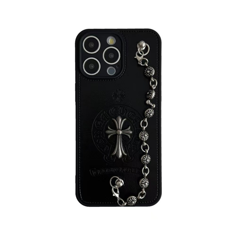 潮牌金属适用iphone15promax手机壳苹果16pro立体十字架个性13plu|undefined