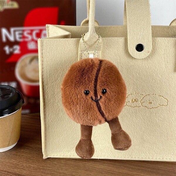 Coffee plush cartoon doll