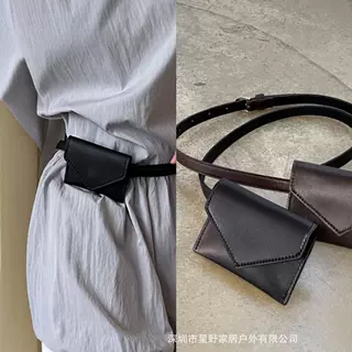 包包女2024新款时髦迷你小腰包皮带装饰气质小包ins百搭腰包卡包