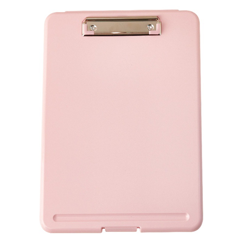 A4 carpeta almohadilla de escritura Oficina A4 caja de almacenamiento estudiante de la escuela primaria especial tablero de prueba clip caja de almacenamiento de papel organizador artefacto