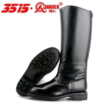 际华3515强人工厂原版骑士靴高筒仪仗队马靴英姿飒爽气质过膝皮鞋