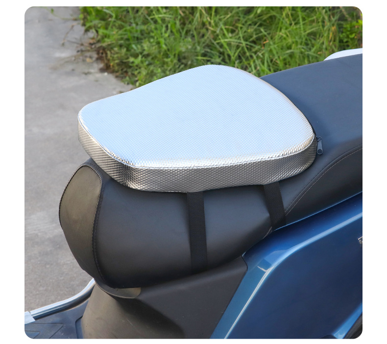 Take-out electric car seat cushion thickened shock absorption sunscreen waterproof battery car seat cushion motorcycle increased sedentary not tired