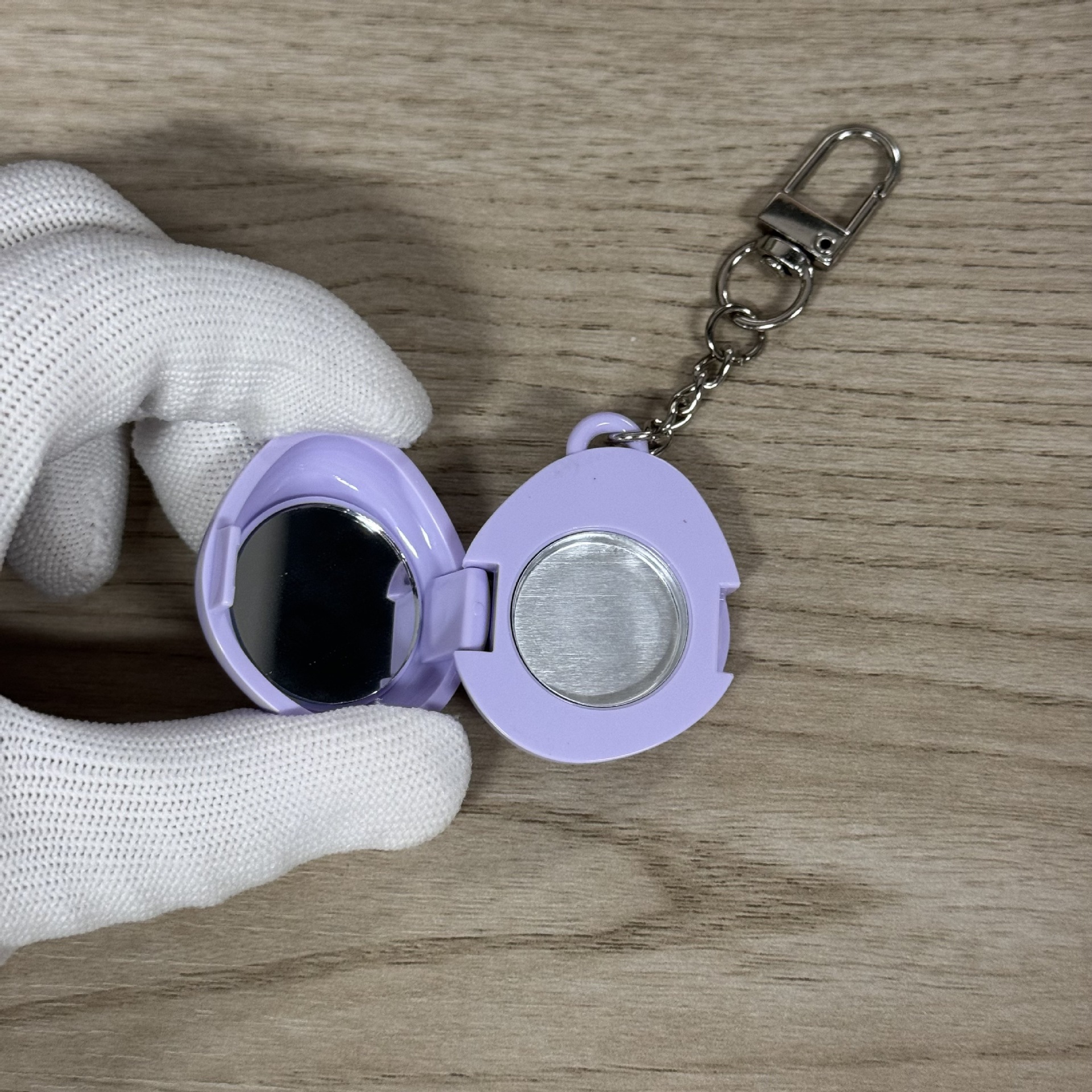 0.4g; 보라색 거울 알루미늄 플레이트 체인; ABS