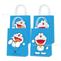 Трансграничный новый милый Подарочный пакет Doraemon Kraft бумажный мешок конфетный мешок подарок на день рождения бумажный пакет