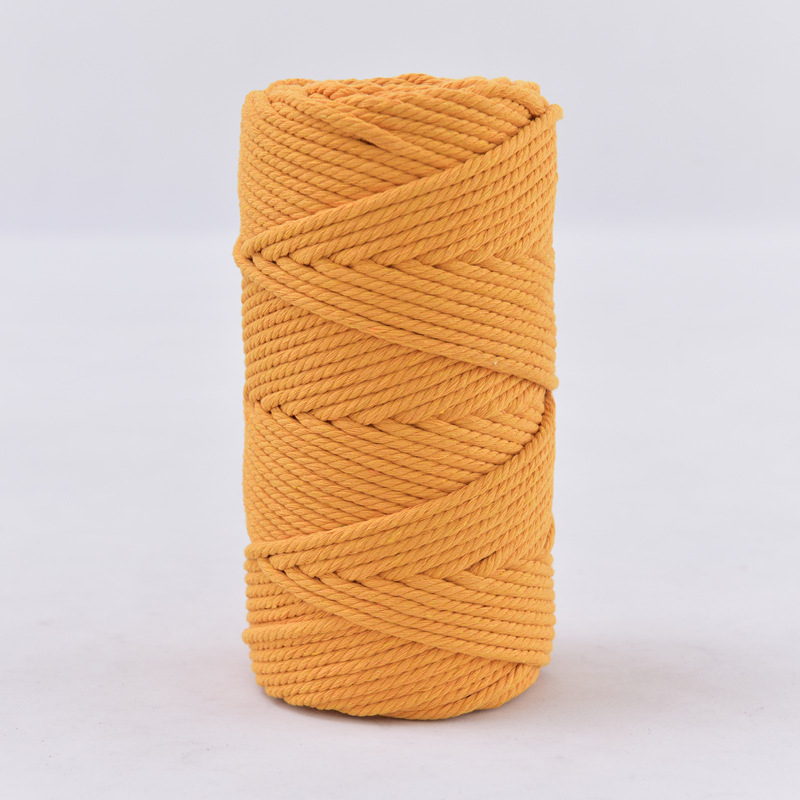 3mm cuerda de algodón colorido diy hecho a mano 4mm cuerda de tapiz cuerda tejida 5mm regalo cuerda de algodón decorativa cuerda de sombrero al por mayor