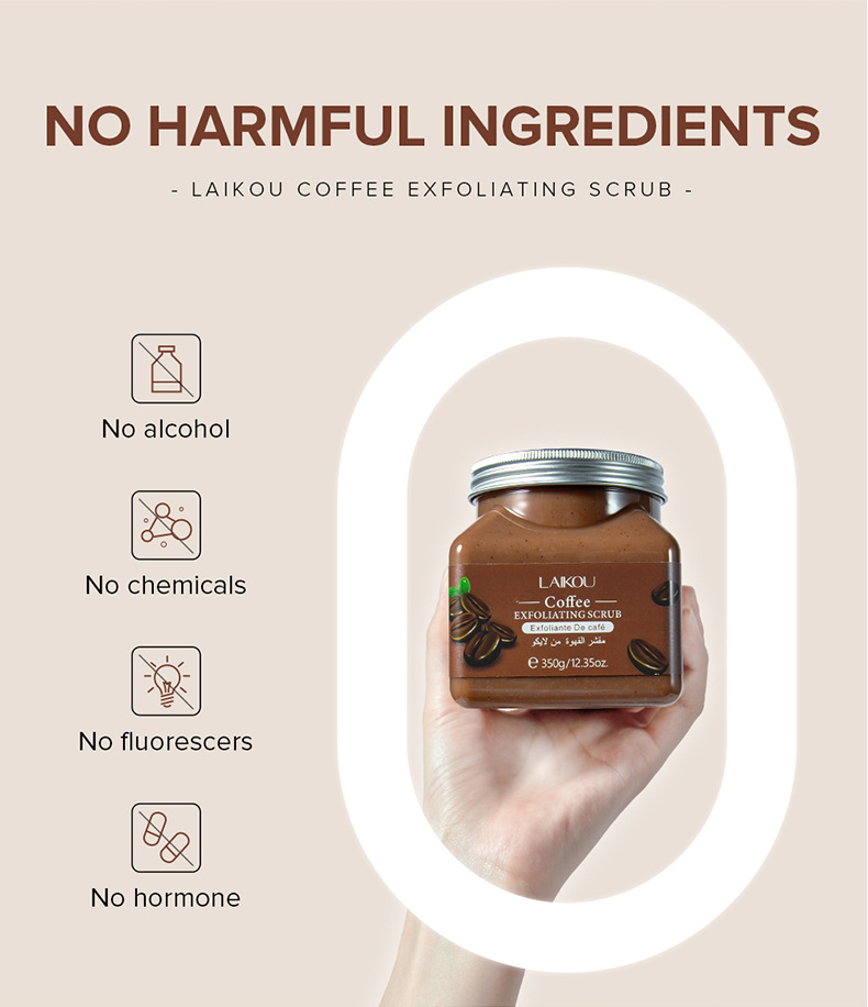 Cross-border Laicome Body Scrub 350g Pore Cleansing and keratin rejuvenation skin care products wholesale manufacturer supply undefined