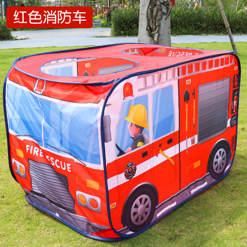 Casa de juego de la tienda de los niños de la venta caliente transfronteriza del Amazonas interior y al aire libre de los hombres y de las mujeres del juguete del tema del coche pequeña casa