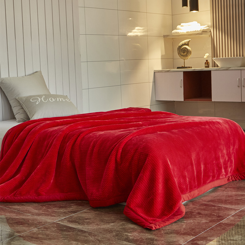 빨간 담요 이불 겨울 두꺼운 침대 만들기 겨울 슈퍼 두꺼운 웨딩 웨딩 선물