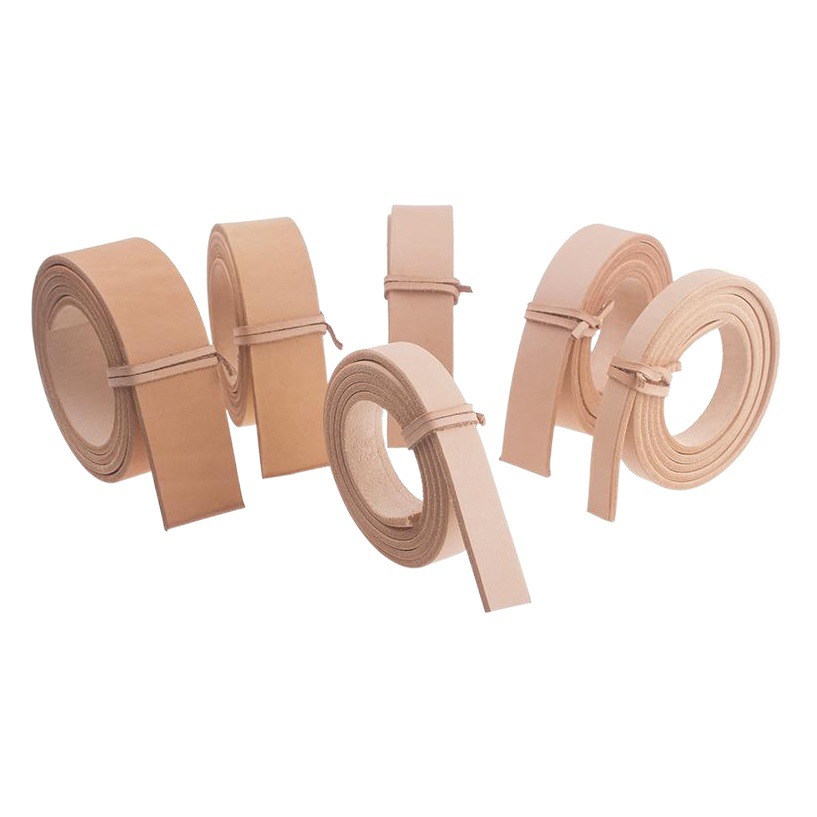 DIY cuero arte color primario tira de cinturón de cuero curtido vegetal primera capa de piel de vaca pantalones cinturón producto semiacabado árbol pasta de cuero con correa para el hombro