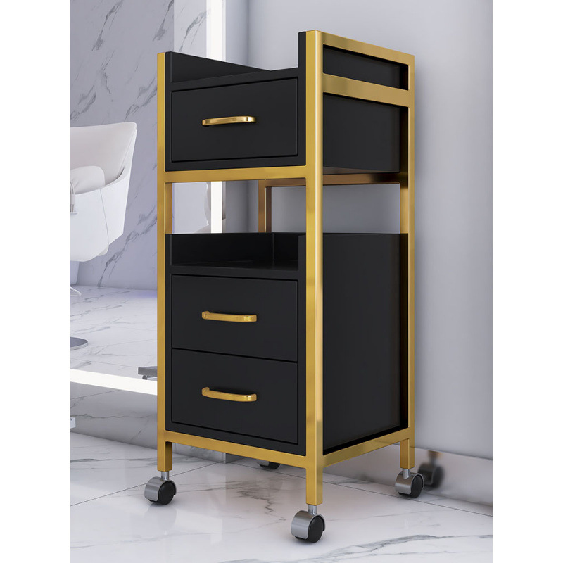 Nuevo gabinete de peluquería de salón de peluquería carro de herramientas de estante de herramientas de mesa de carro de peluquería pequeño gabinete