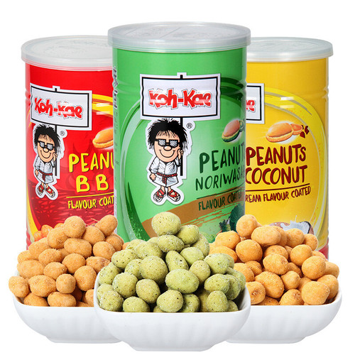 Big brother imported from Thailand peanut beans 230g canned wholesale snacks specialty snacks nuts roasted seeds and mustard chicken flavor