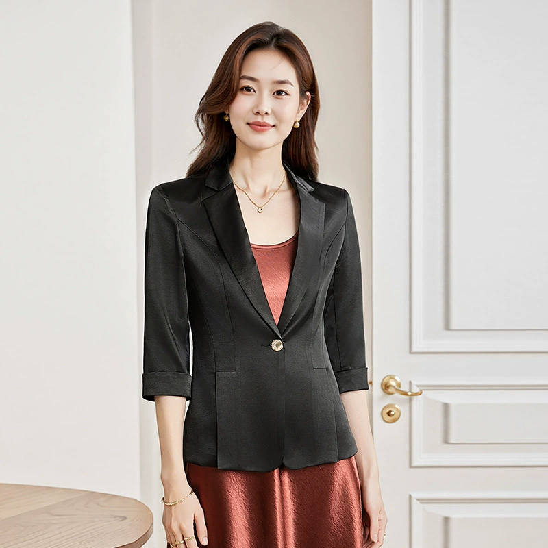 Модная летняя тонкая классическая пиджак костюм, Slim fit, высокий класс, яркий запоминающийся стиль
