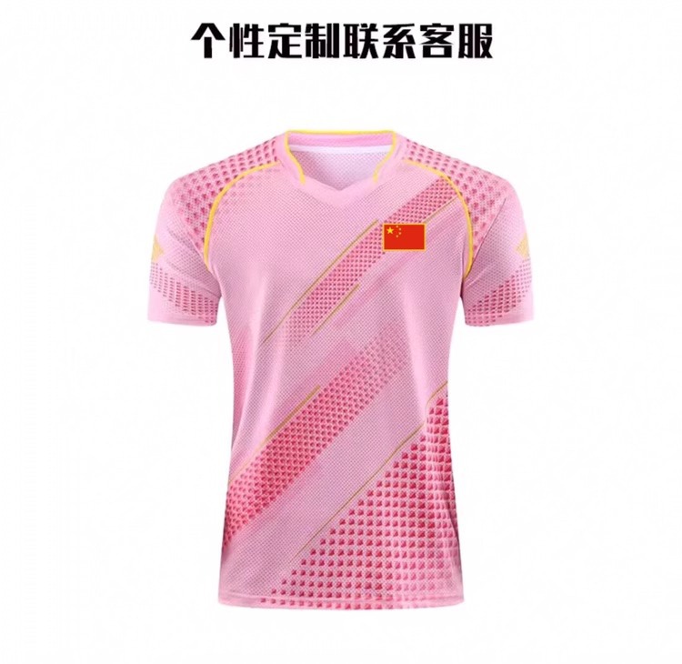 Jornada de tenis de mesa masculina y femenina marlon Fan Zhendong equipo nacional de entrenamiento de juego ropa de equipo infantil de secado rápido personalizada
