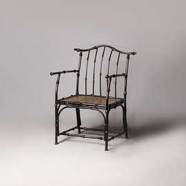 筇竹圈椅禅椅中式仿古打坐椅明式客椅茶室玫瑰椅