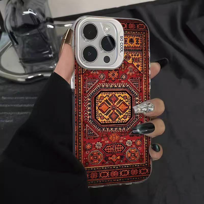 Nueva textura clásica para iphone16 funda para teléfono móvil Apple 15promax/14/13pro12 transfronterizo 11x