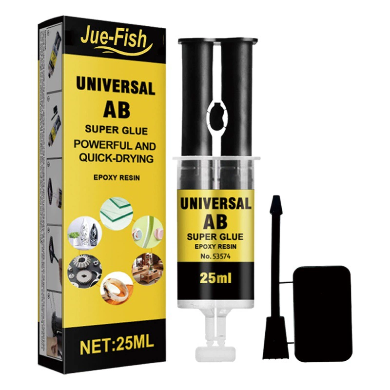 Jue-Fish литейный клей эпоксидная смола AB клей Водонепроницаемый термостойкий многофункциональный металлический клей для Ремонта Трещин