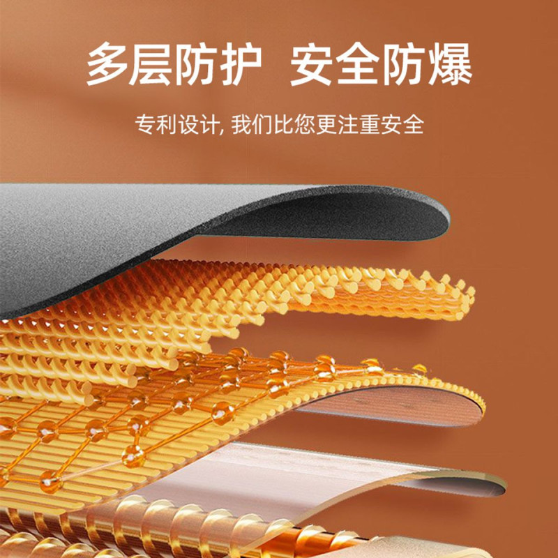 Zhigao bolsa de agua caliente, bolsa de agua caliente recargable, bolsa de agua caliente a prueba de explosiones, bolsa de calentamiento eléctrico, bolsa de calentamiento eléctrico de peluche gruesa.