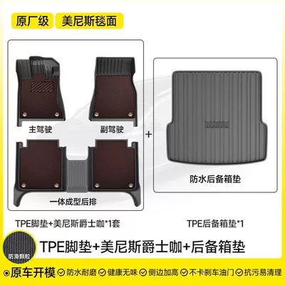 Ayaqaltılar (Kovriklər) — car mat Qichen star D60PLUS - venucia-d6018-20-tpemenis-carpet-coffee-colortpe-trunk-mat