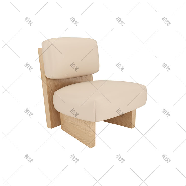 Silla casual modelo B (beige)