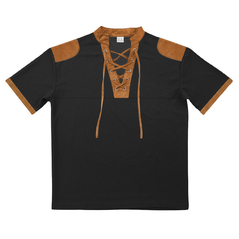 385g Weight Short Sleeve Sleeve Length Polyester Fabric Type Shorts Sets Sets Type 2 Pieces Set Quantity Casual Occasion Turndown Neckline Regular Fit Fit Type Color Block Pattern Summer Season Men's Gender Simple Style Style Men's Color Block Simple Style Turndown Short Sleeve Regular Fit Men's Sets 28