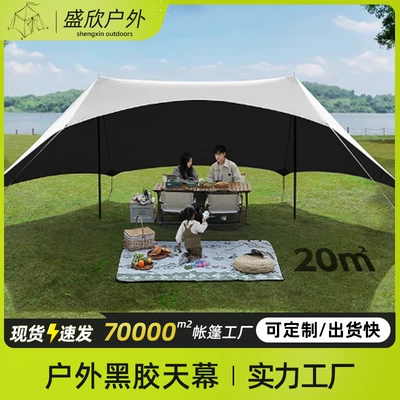 Outdoor Vinyl Canopy Tent, Outdoor Lazy Quick-Build Rainproof Awning, Sun Protection, Wind-Free Rope Quick-Build (Avtomobil yan çətirləri)