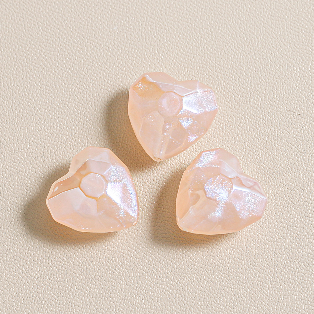 Heidi corte cuentas de amor granel diy accesorios de joyería accesorios de cuentas piezas pequeñas pulseras cadenas de teléfonos móviles