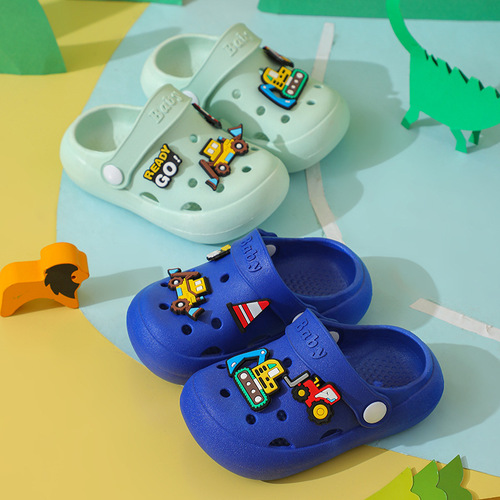 Summer children's Crocs, women's sandals, boys and girls bathroom non-slip baby Crocs, children's cartoon cute