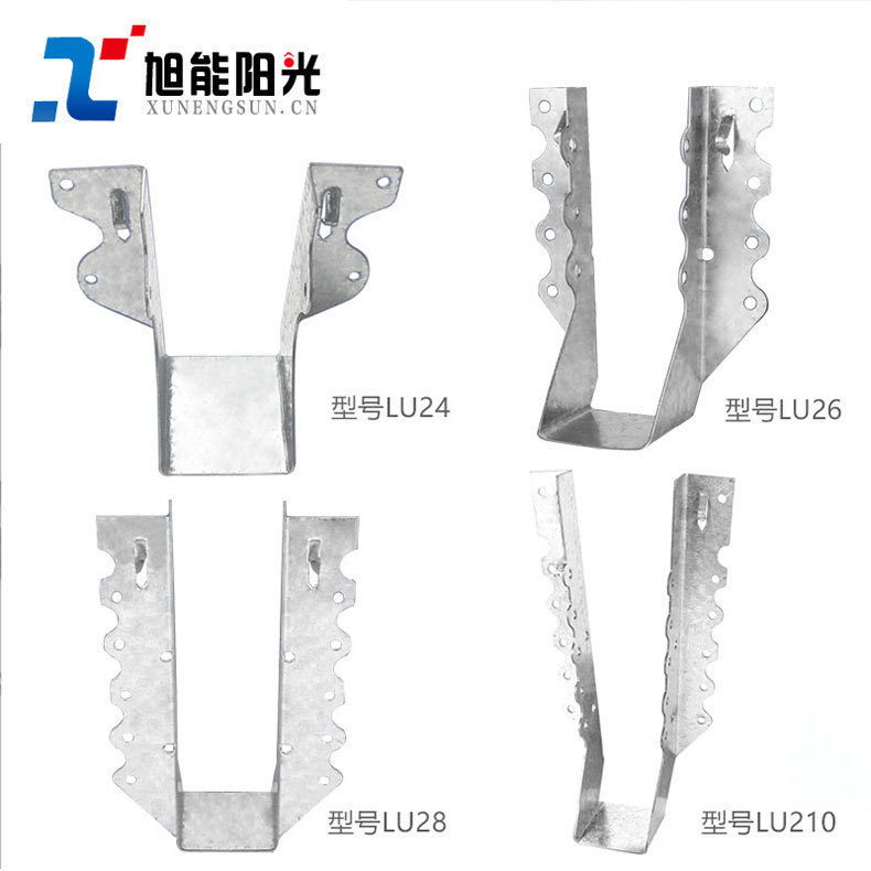木屋连接配件镀锌面安装托架适用于甲板地板垃圾框架天花板木材