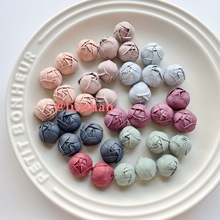 韩版2cm包球服饰头饰发饰配件diy手工花鞋花胸花布艺花朵