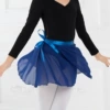 Royal blue wrap skirt