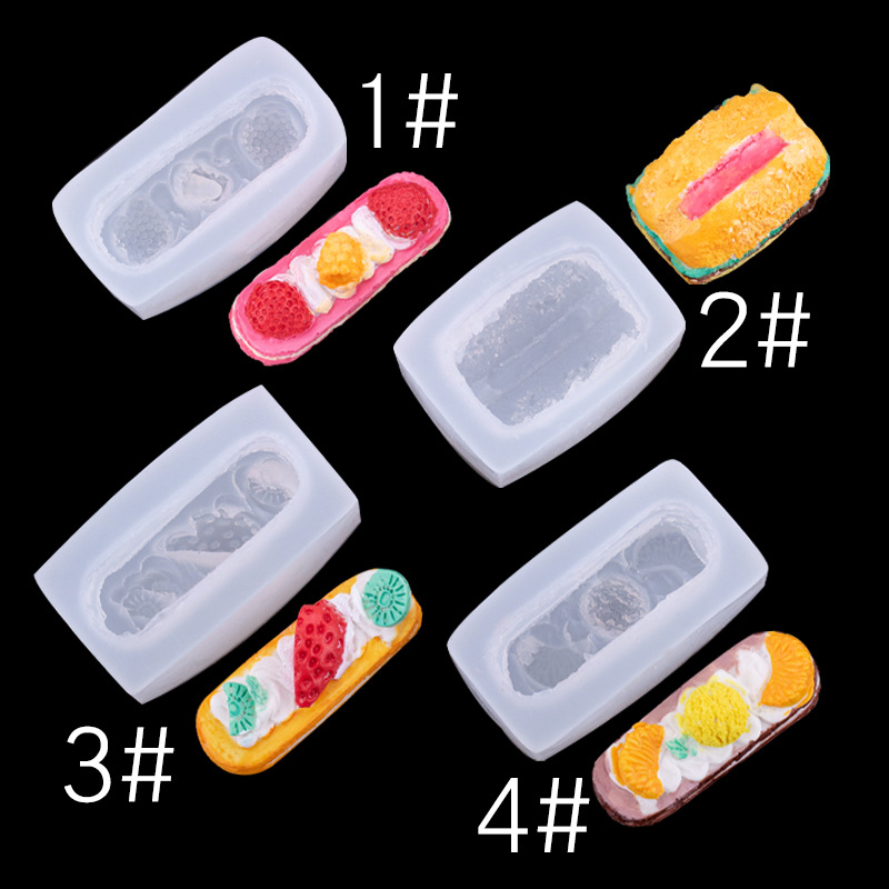 Pastel de postre hamburguesa perro caliente simulación silicona molde epoxi arcilla jabón hecho a mano aromaterapia Fondant chocolate