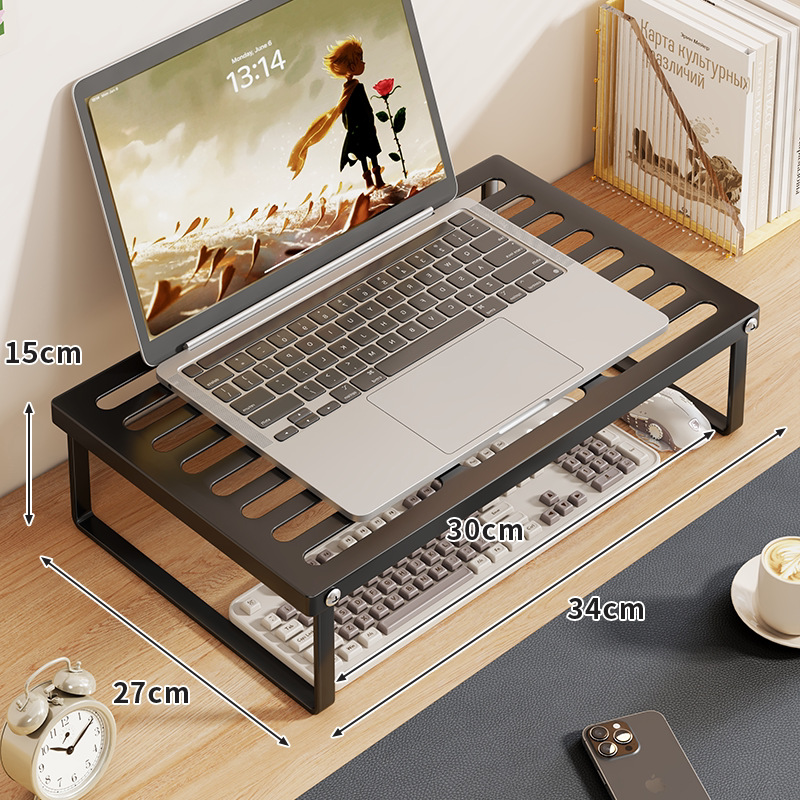 Soporte de Enfriamiento para Laptop, Base Elevada, para Escritorio y Hogar