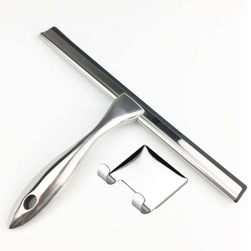 Manual Bathroom Wiper Zinc Alloy Window Scraper Glass Cleaner Glass Scraper Stainless Steel Wiper Glass