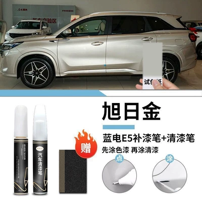 Electric E5 Touch-Up Pen Plus: Car wax - special-for-lan-dian-e5-rising-sun-gold-touch-up-pen-varnish-pen-matte-paper