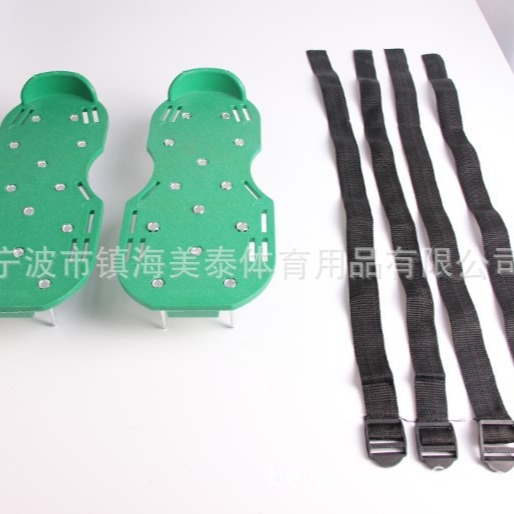 爆款定 制草地钉鞋松土器环氧地坪鞋Lawn Aerator shoes改