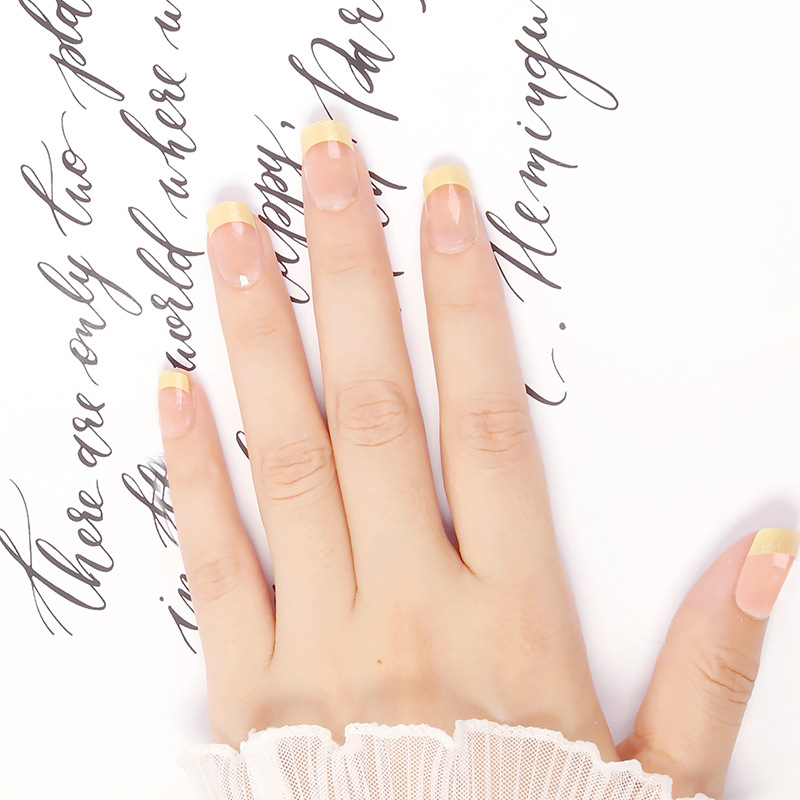 Elegante parche de manicure de moda de oro, adornos de bordes de oro exquisitos, venta caliente transfronteriza de manicure noble atmósfera