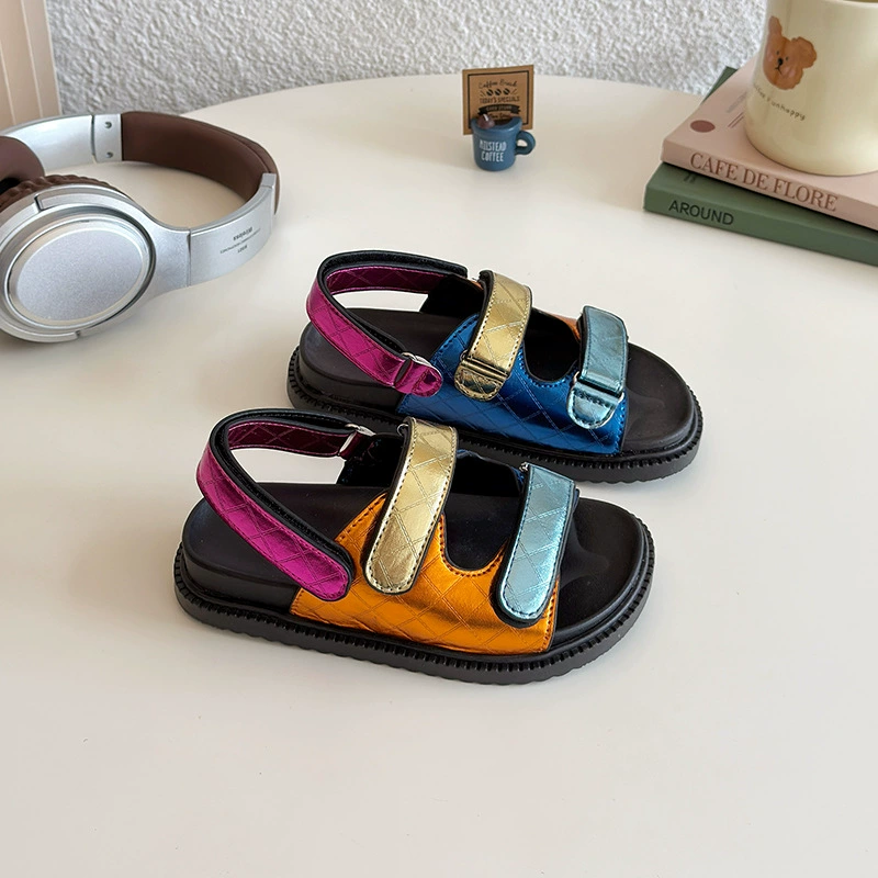 2025 новый летний стиль дикие девушки прохладные цветные сандалии для мужчин и женщин